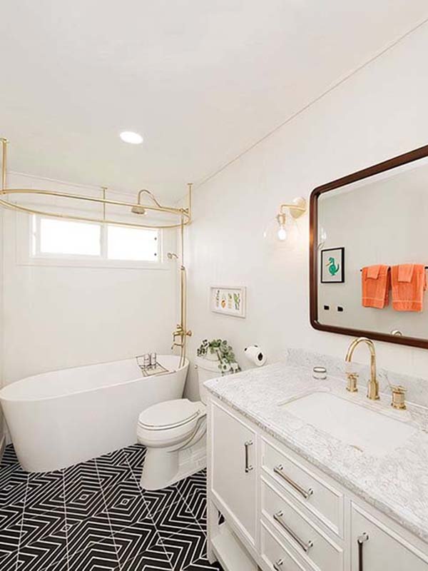 Bathroom-tub-sink-toilet-construction-service Narrow Bathroom