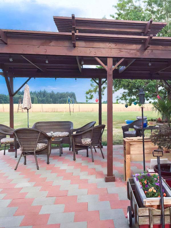 pergola-table-patio-construction-service Outdoor seating area